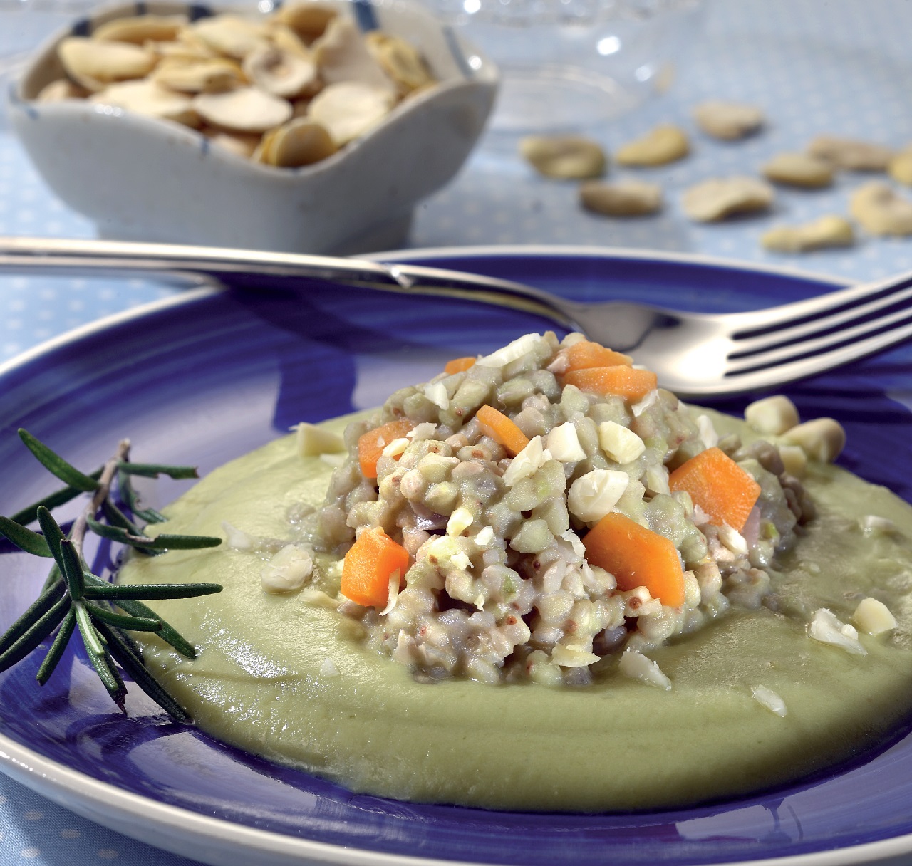 michela-trevisan-ricetta-grano-saraceno-in-crema-di-fave